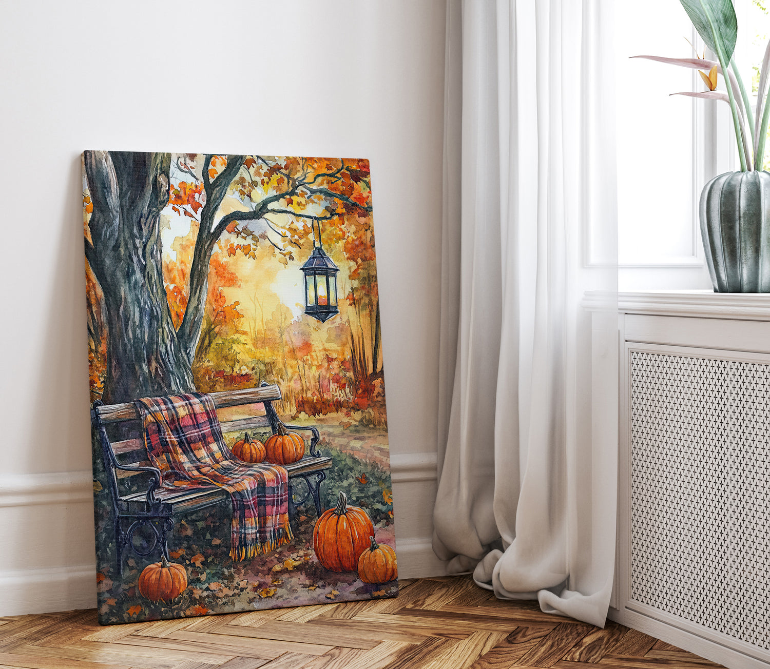 .75" Matte Canvas - Golden Pause in Fall