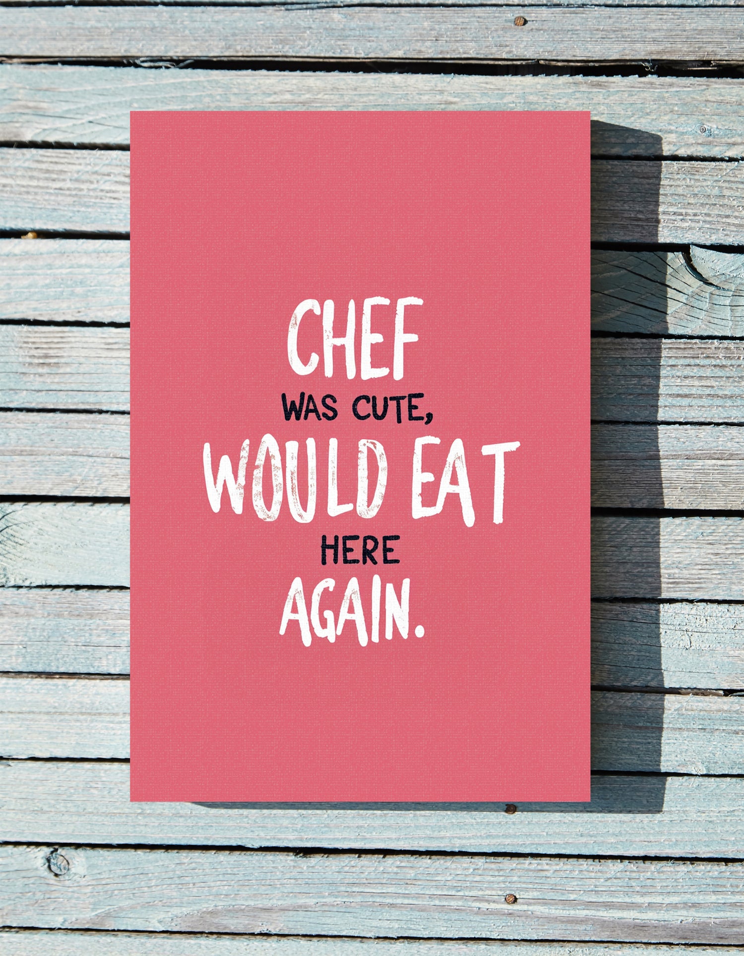 .75&quot; Matte Canvas - Chef’s Charm