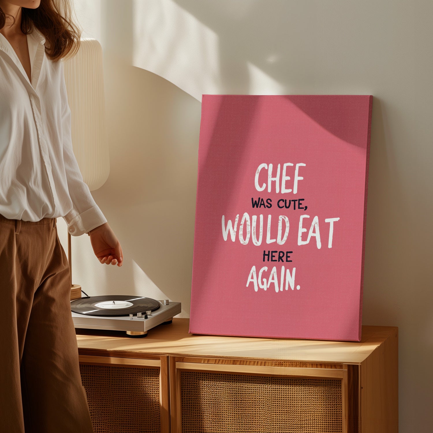 .75&quot; Matte Canvas - Chef’s Charm