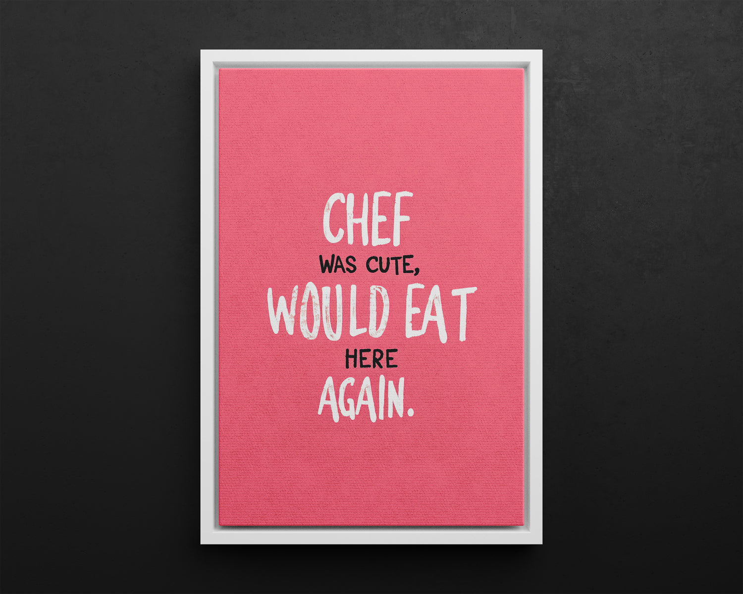 Framed Canvas - Chef’s Charm