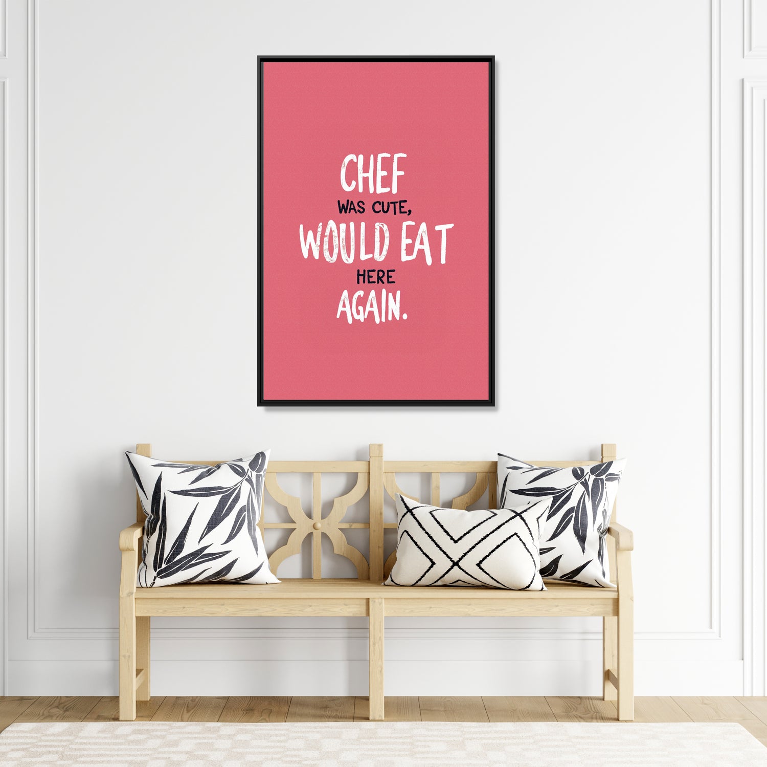 Framed Canvas - Chef’s Charm