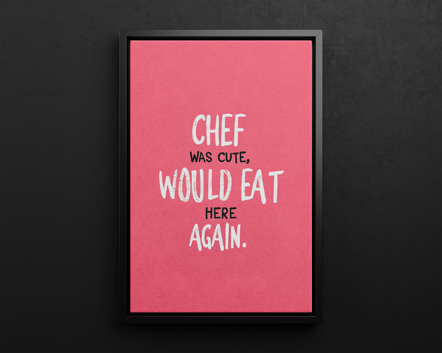 Framed Canvas - Chef’s Charm