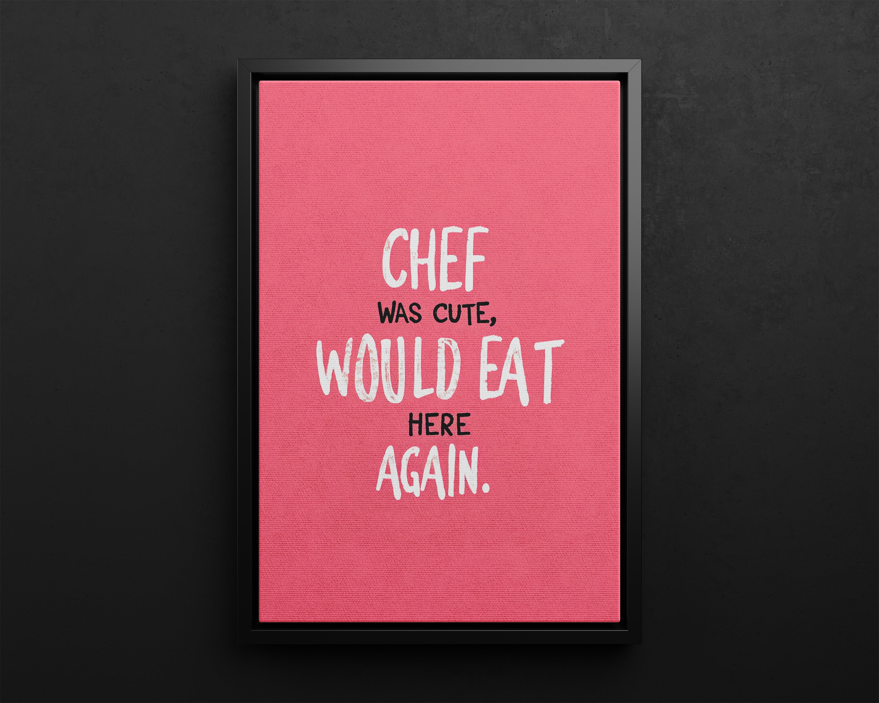 Framed Canvas - Chef’s Charm