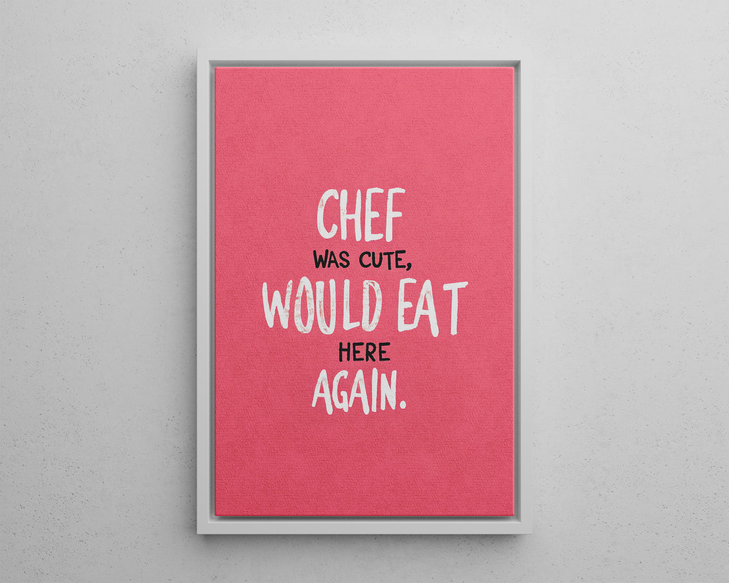 Framed Canvas - Chef’s Charm