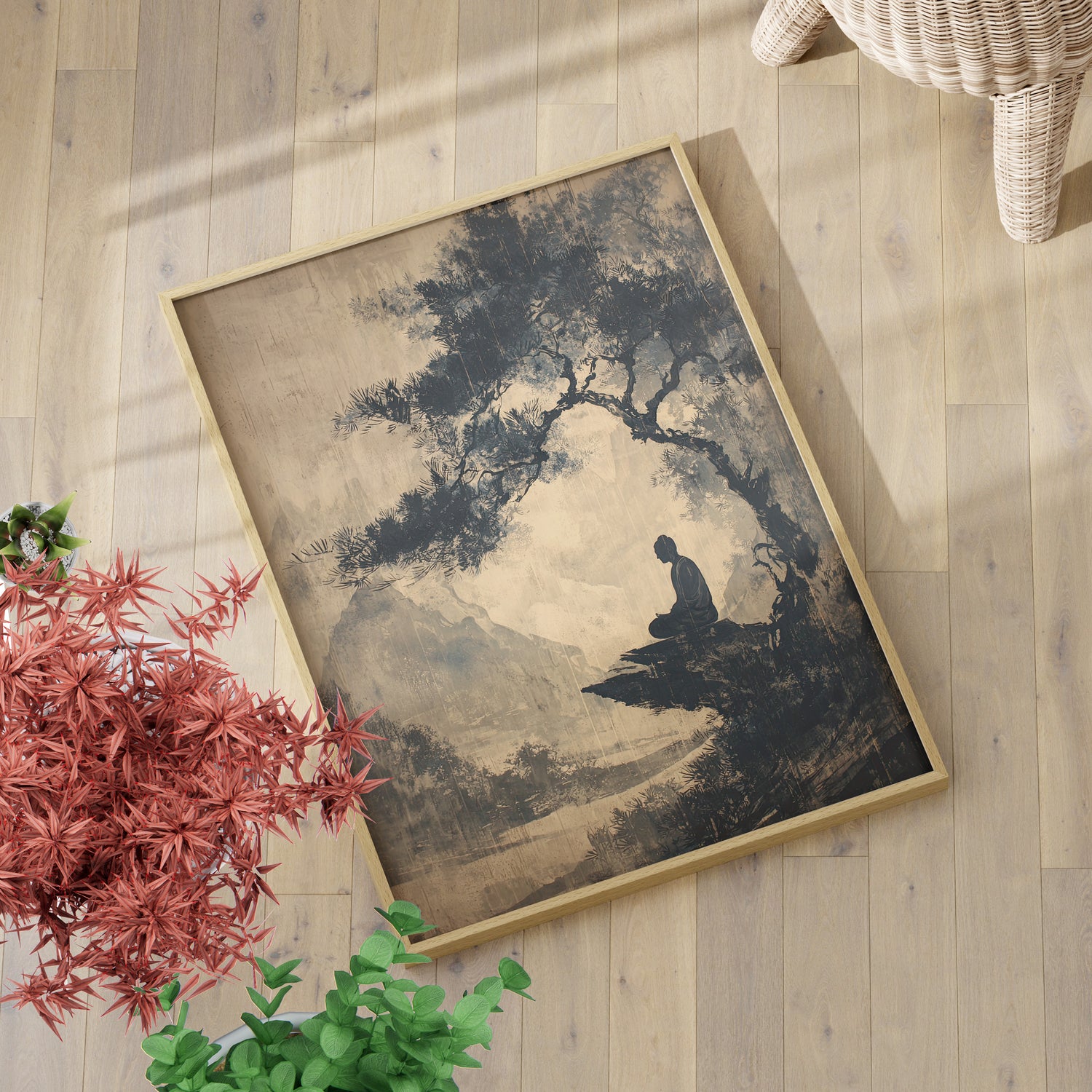 Mountain Tree Zen Silence