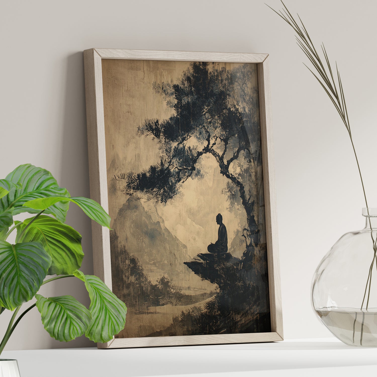 Mountain Tree Zen Silence