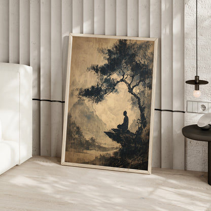 Mountain Tree Zen Silence