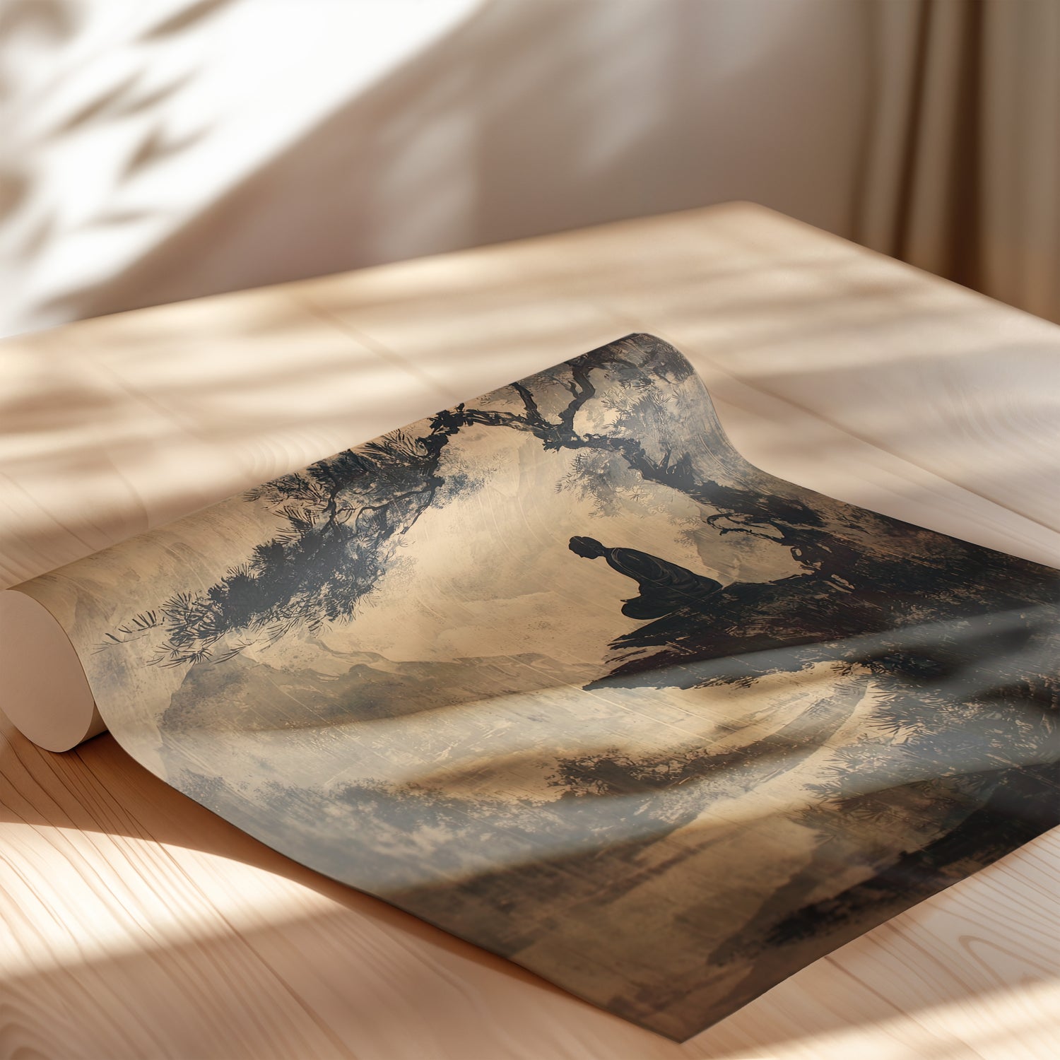 Mountain Tree Zen Silence