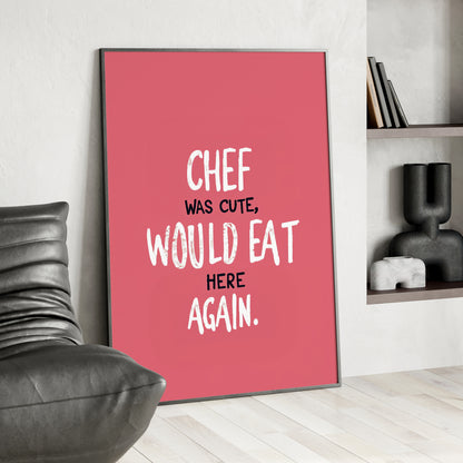 Framed Paper Print - Chef’s Charm