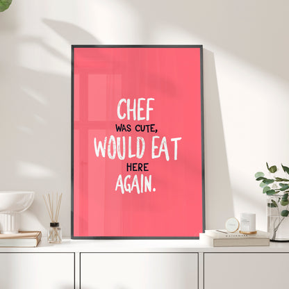 Framed Paper Print - Chef’s Charm