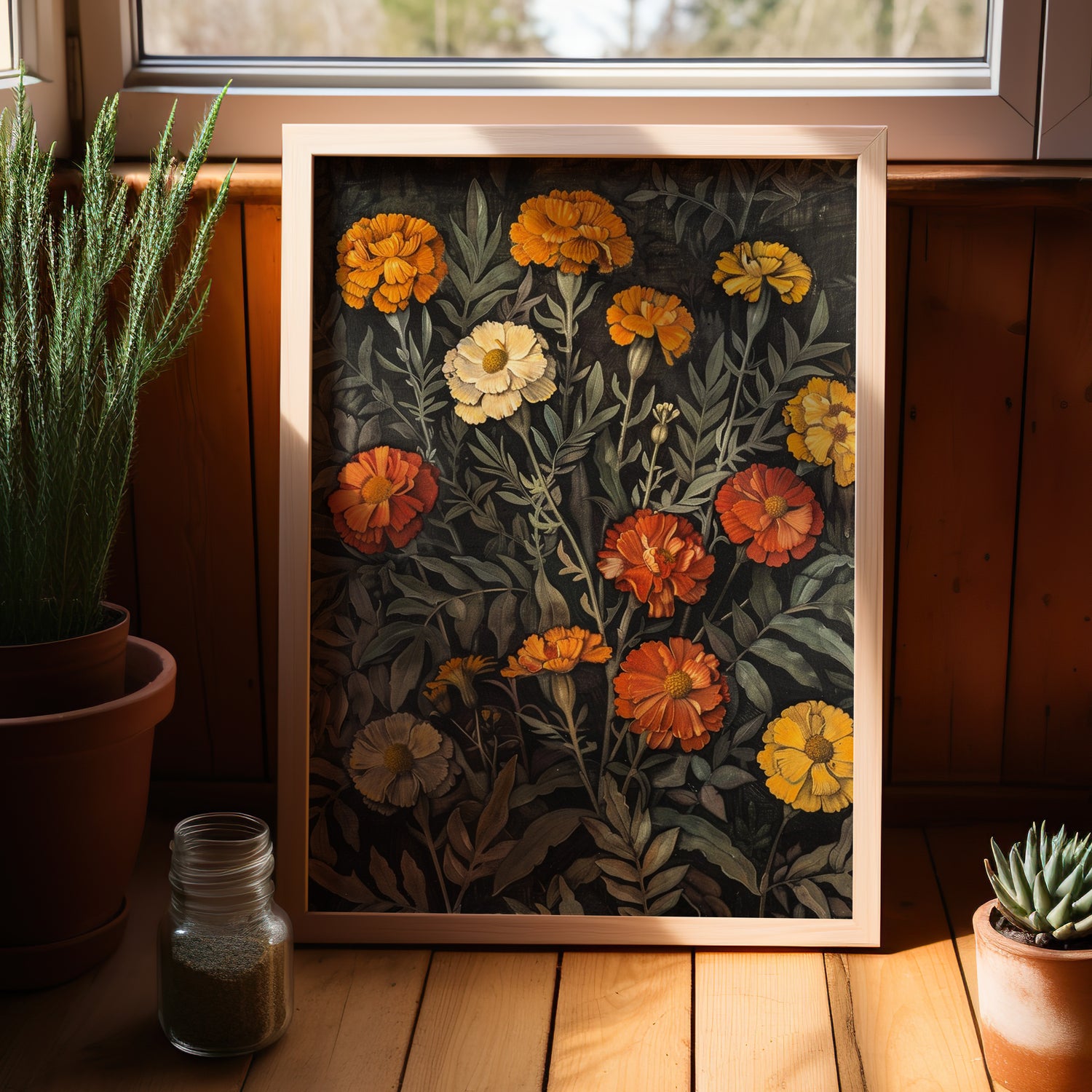 Marigold Midnight Garden