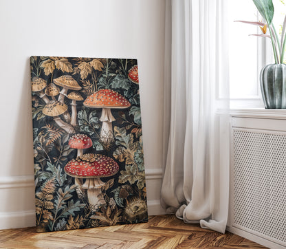 .75&quot; Matte Canvas - Midnight Mycological Reverie