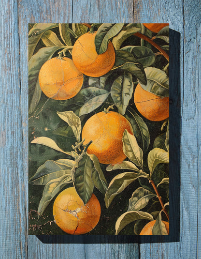 .75&quot; Matte Canvas - Citrus Grove Splendor