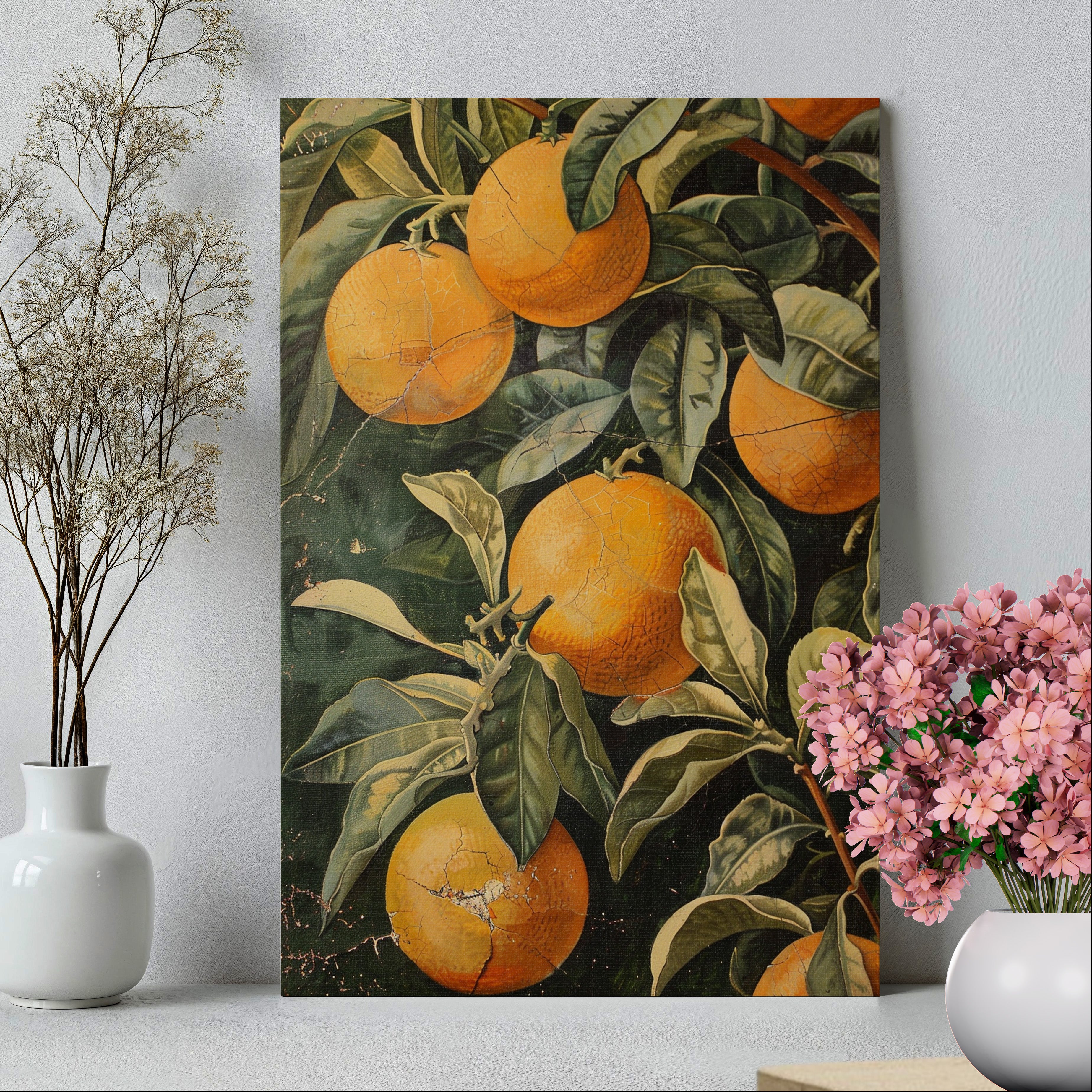 .75&quot; Matte Canvas - Citrus Grove Splendor