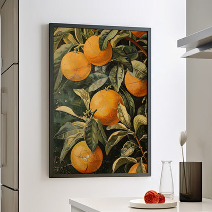 Framed Paper Print - Citrus Grove Splendor