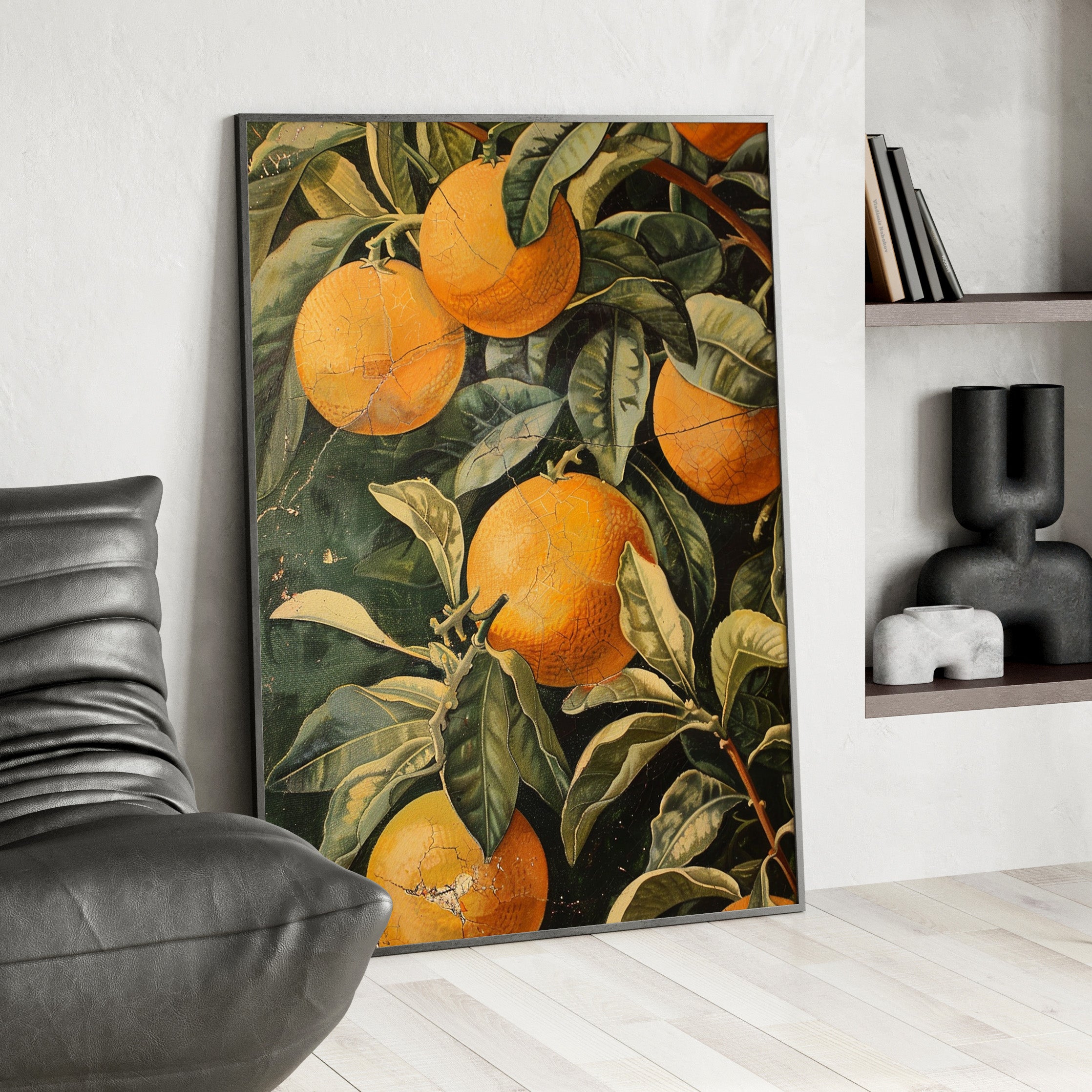 Framed Paper Print - Citrus Grove Splendor