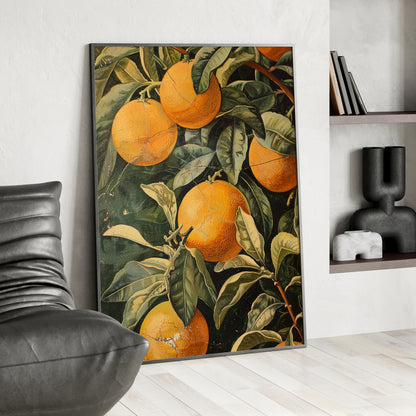 Framed Paper Print - Citrus Grove Splendor