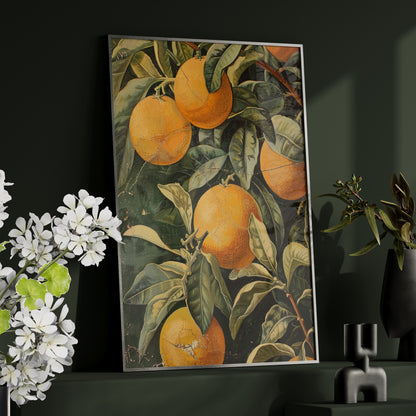 Framed Paper Print - Citrus Grove Splendor