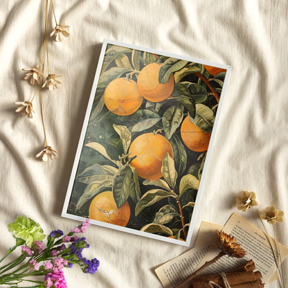 Framed Paper Print - Citrus Grove Splendor