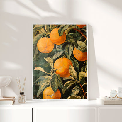 Framed Paper Print - Citrus Grove Splendor