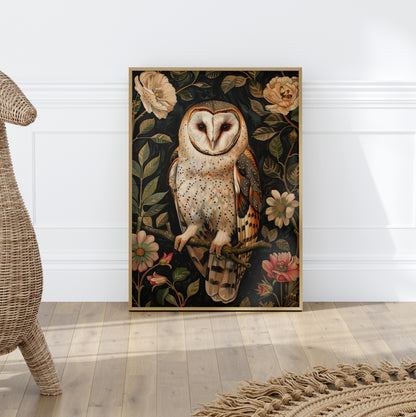 Nocturnal Bloom Owl