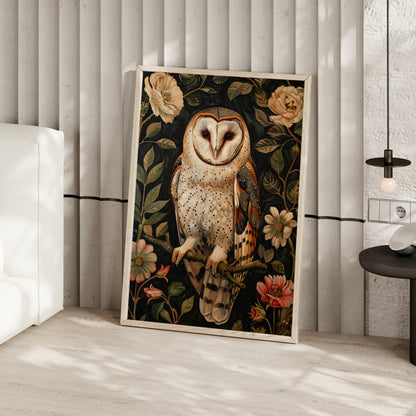 Nocturnal Bloom Owl