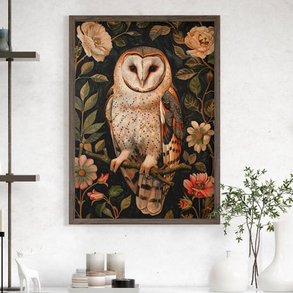 Nocturnal Bloom Owl