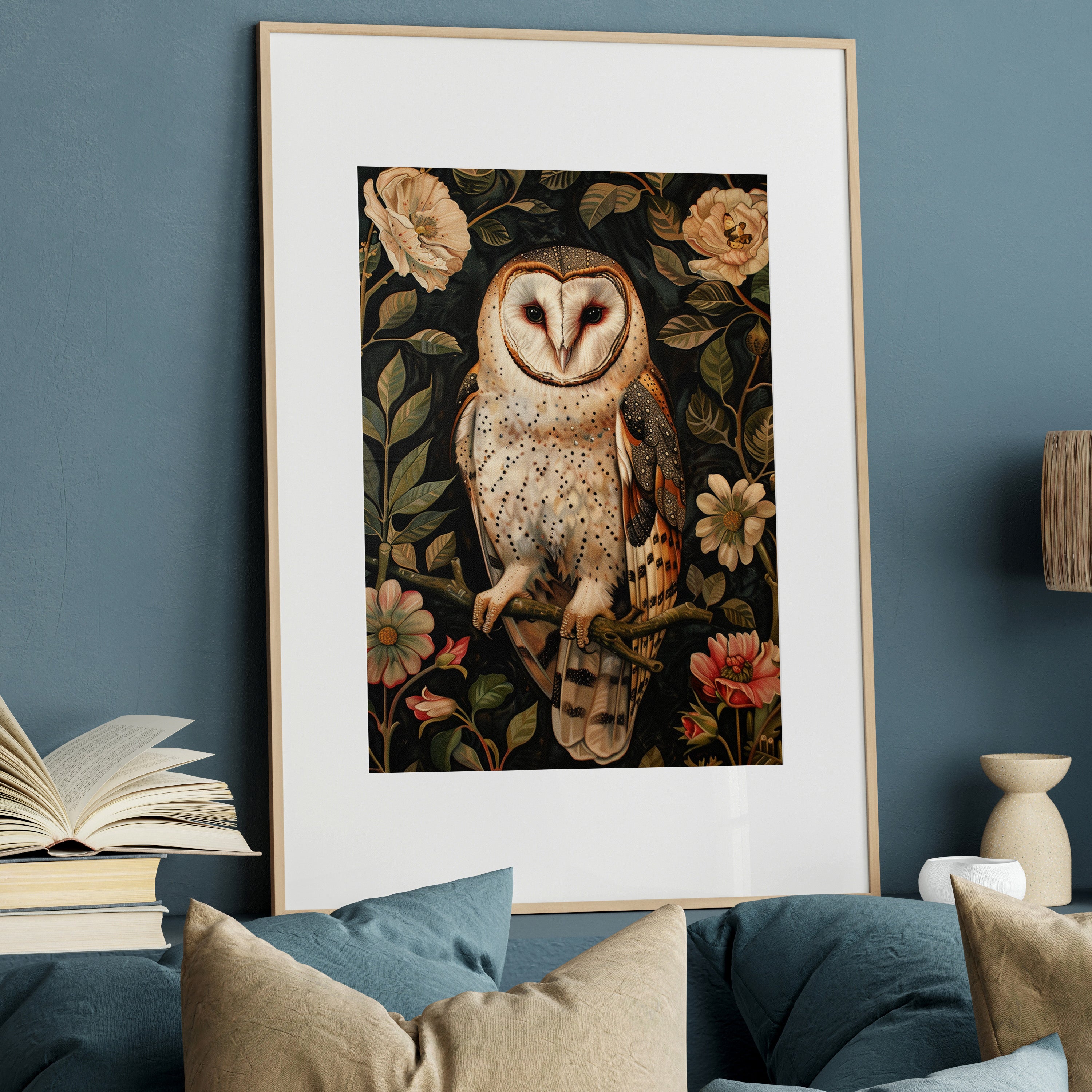 Nocturnal Bloom Owl