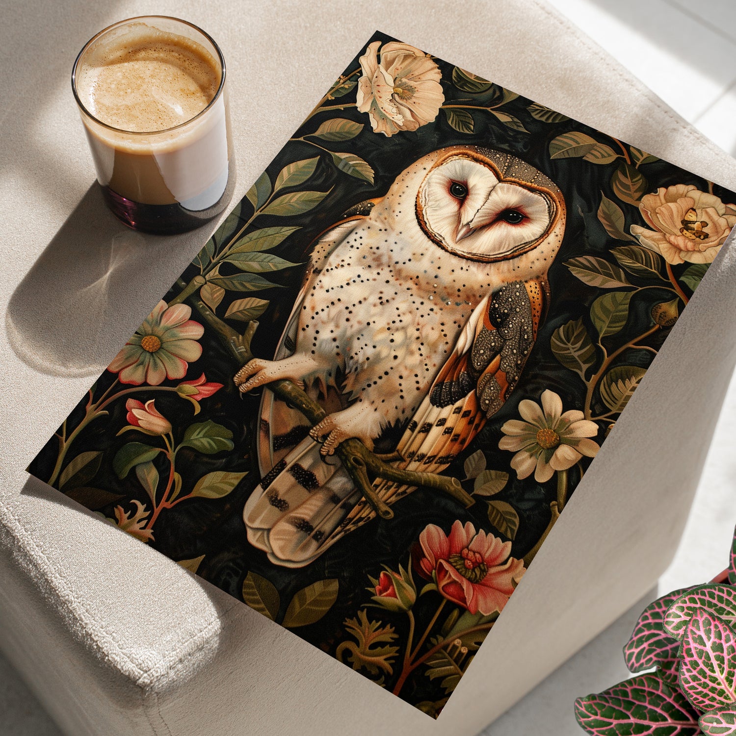 Nocturnal Bloom Owl