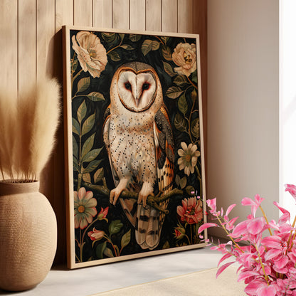 Nocturnal Bloom Owl