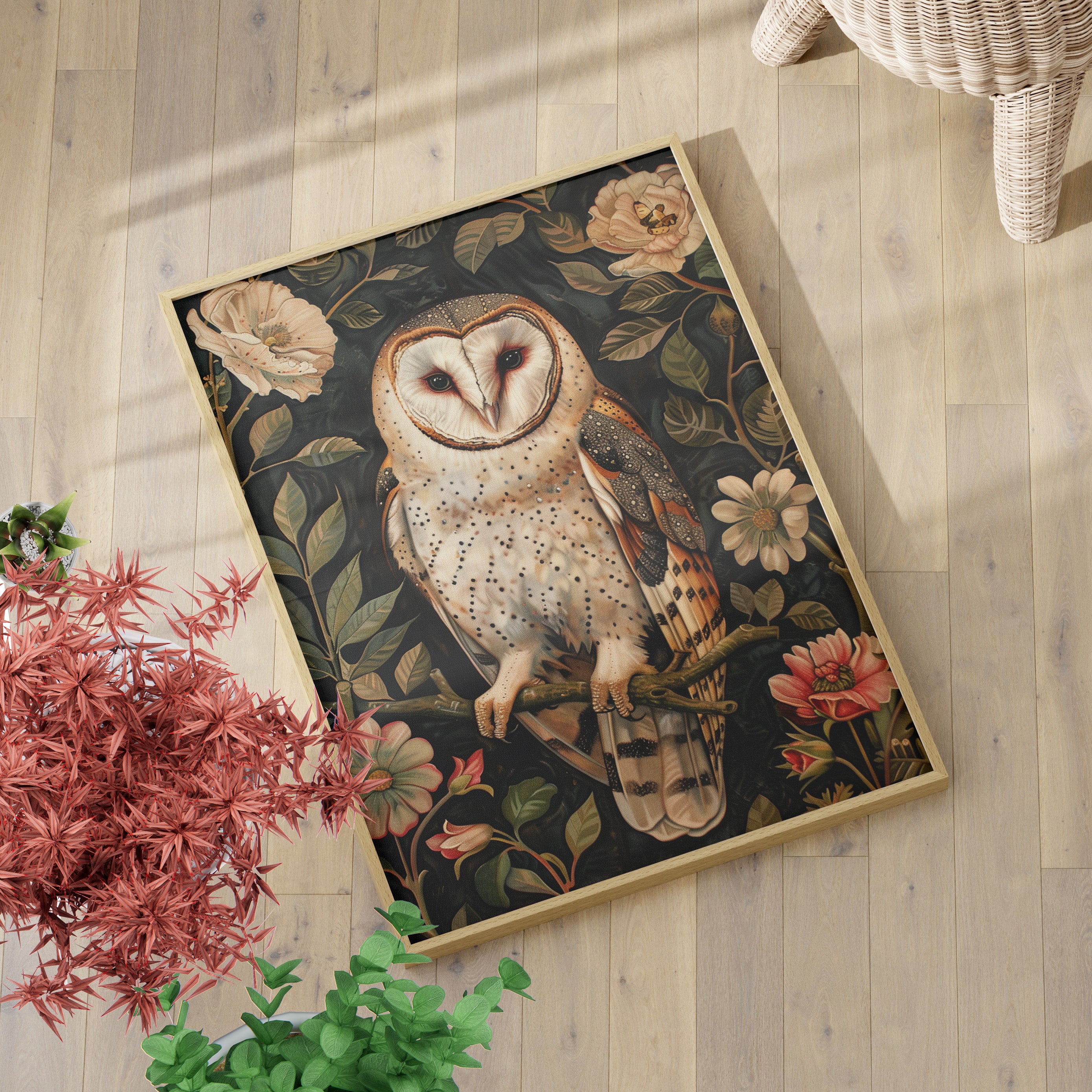 Nocturnal Bloom Owl