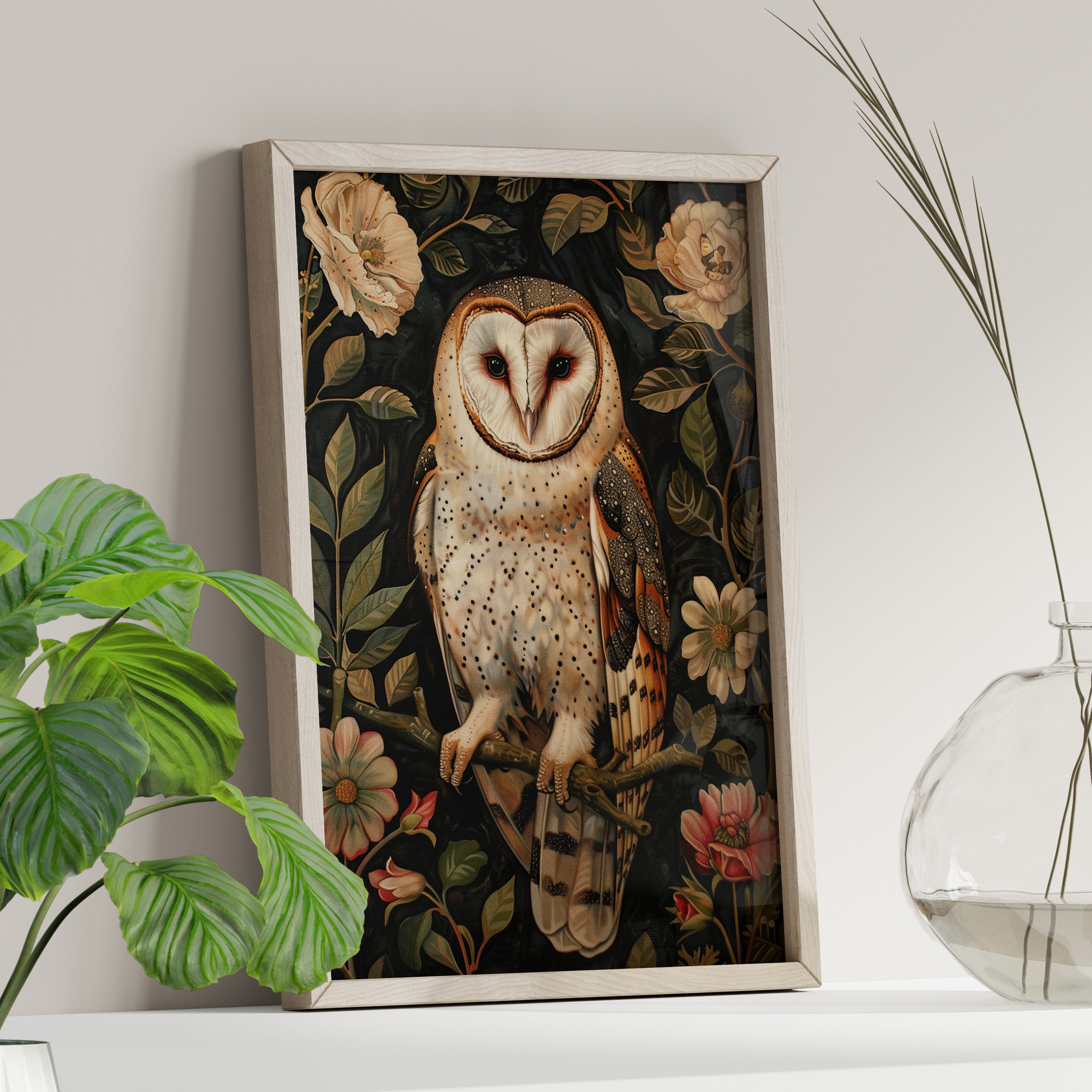 Nocturnal Bloom Owl