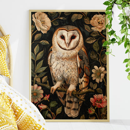 Nocturnal Bloom Owl