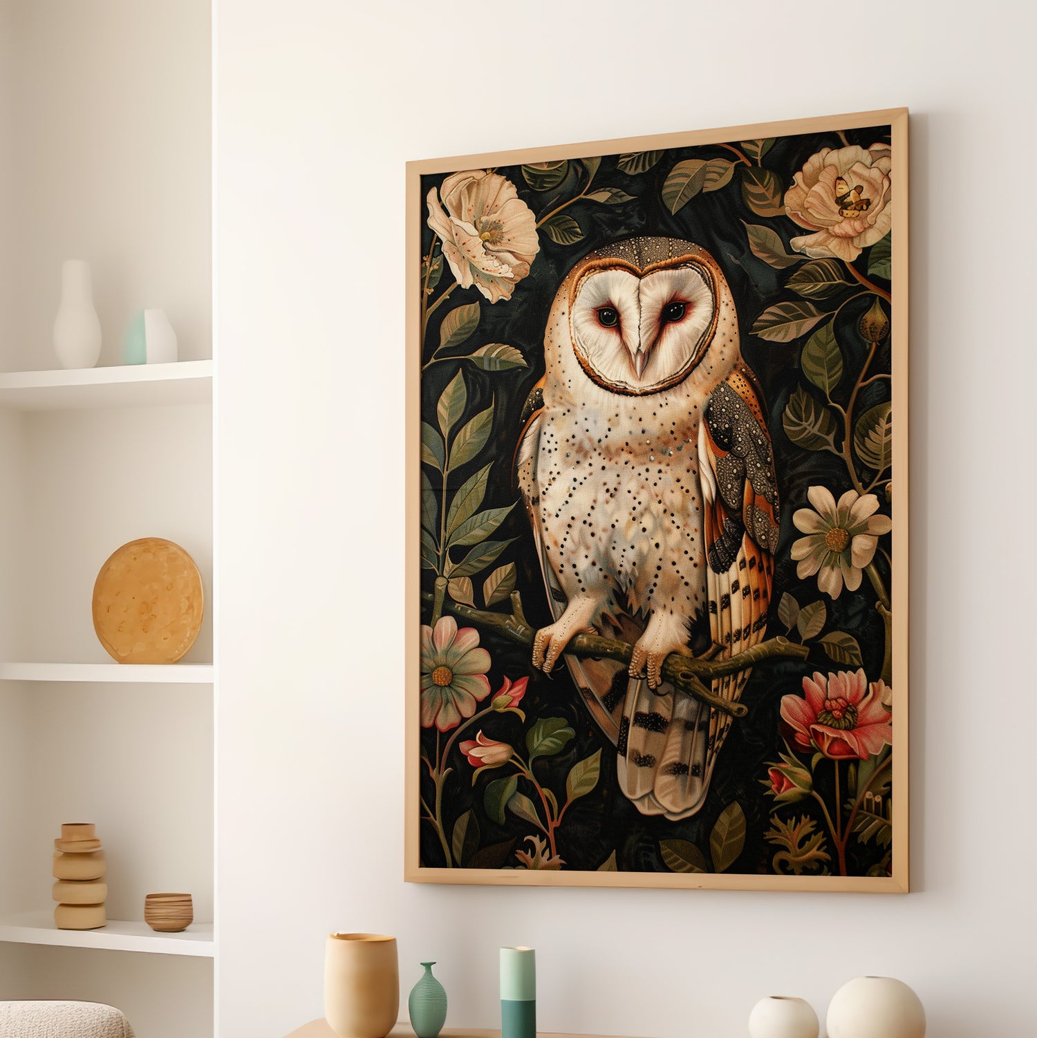 Nocturnal Bloom Owl