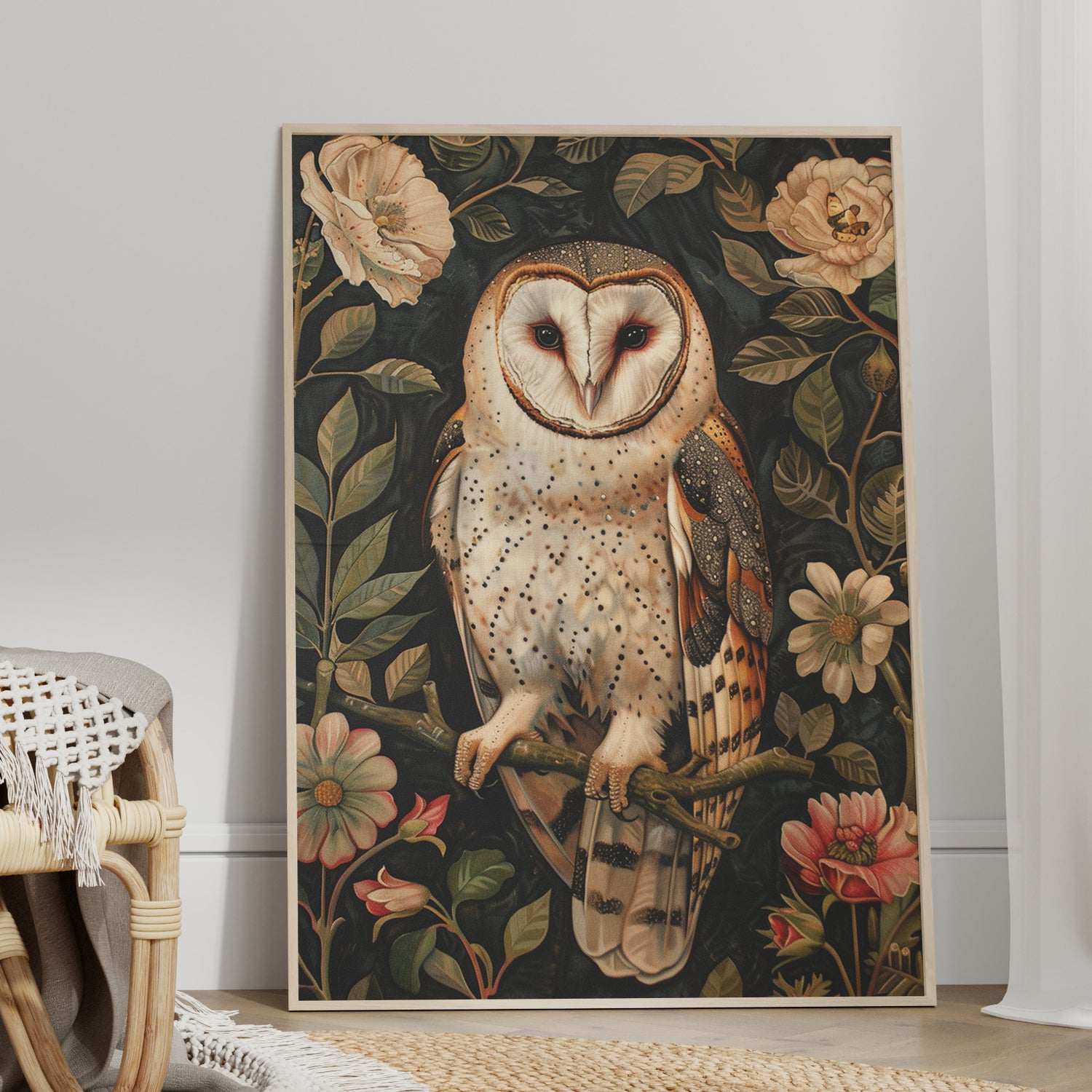 Nocturnal Bloom Owl