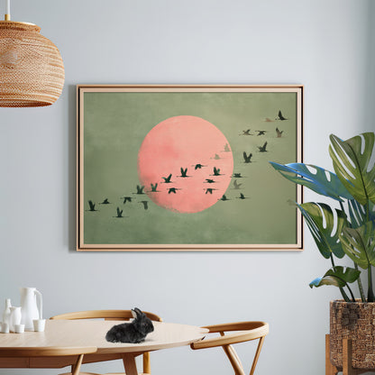 Blush Moon Bird Migration