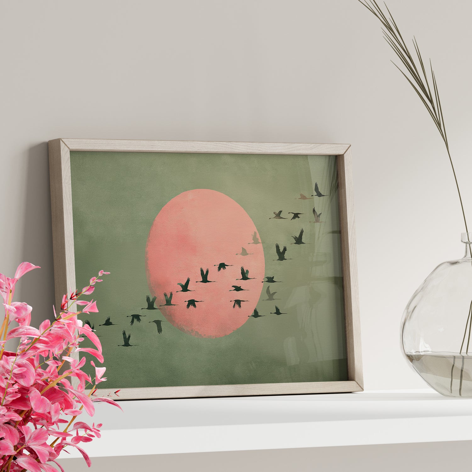 Blush Moon Bird Migration