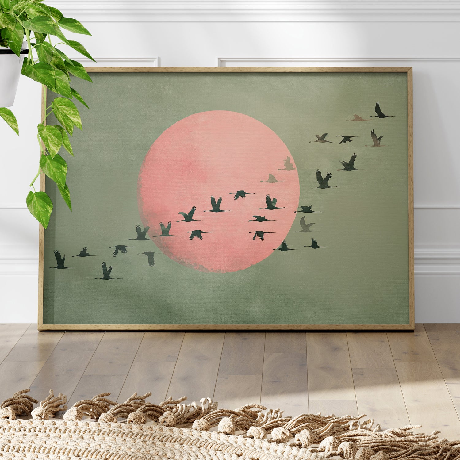 Blush Moon Bird Migration