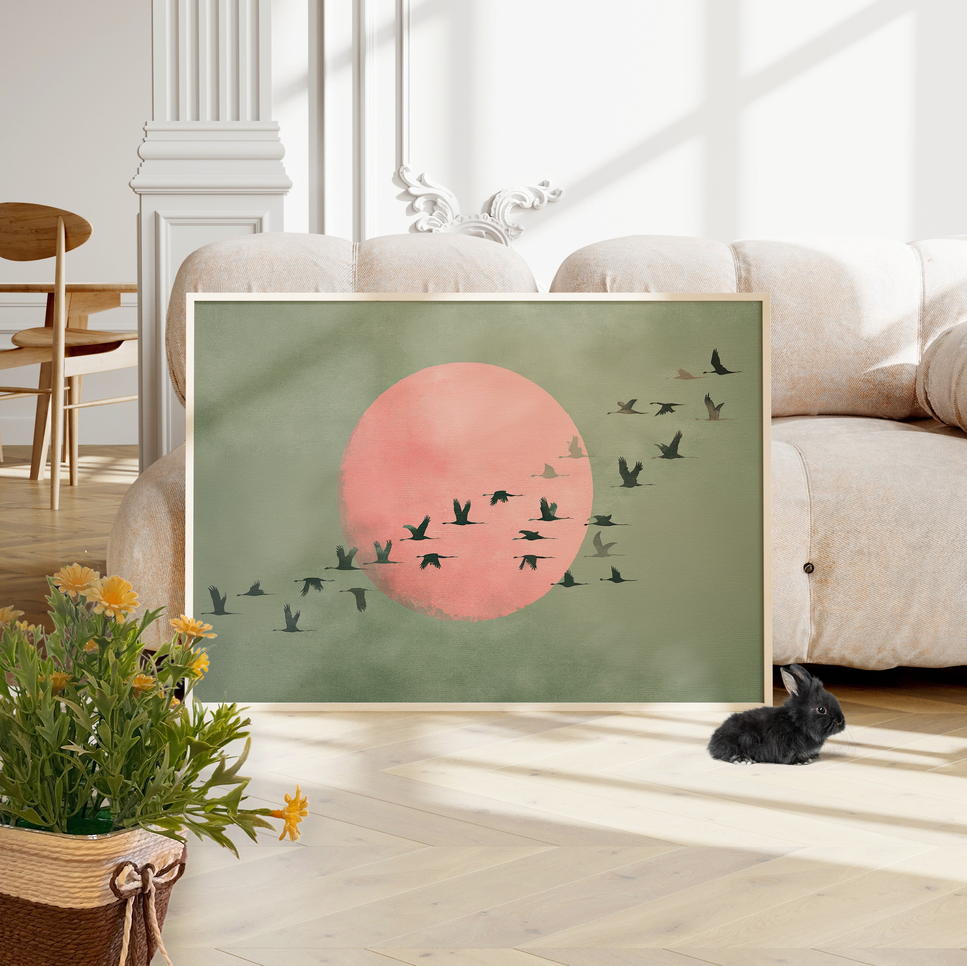 Blush Moon Bird Migration