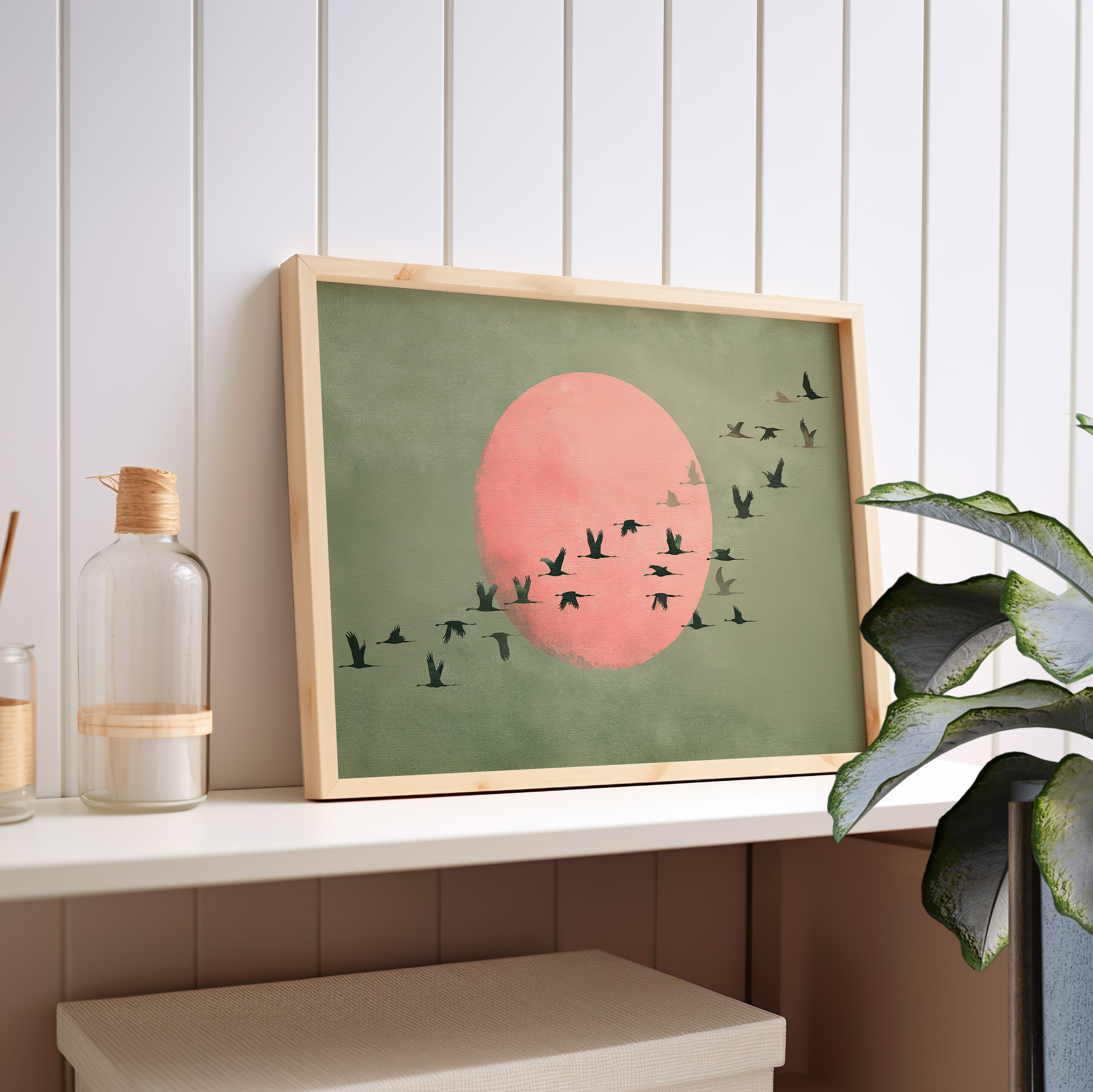 Blush Moon Bird Migration