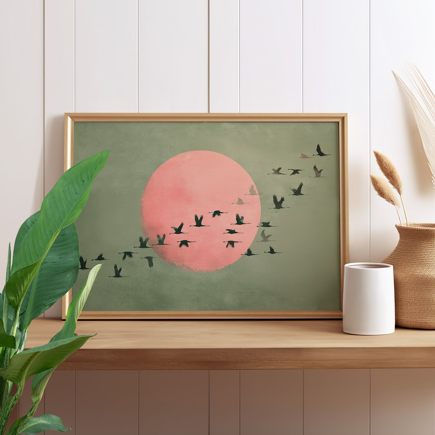 Blush Moon Bird Migration