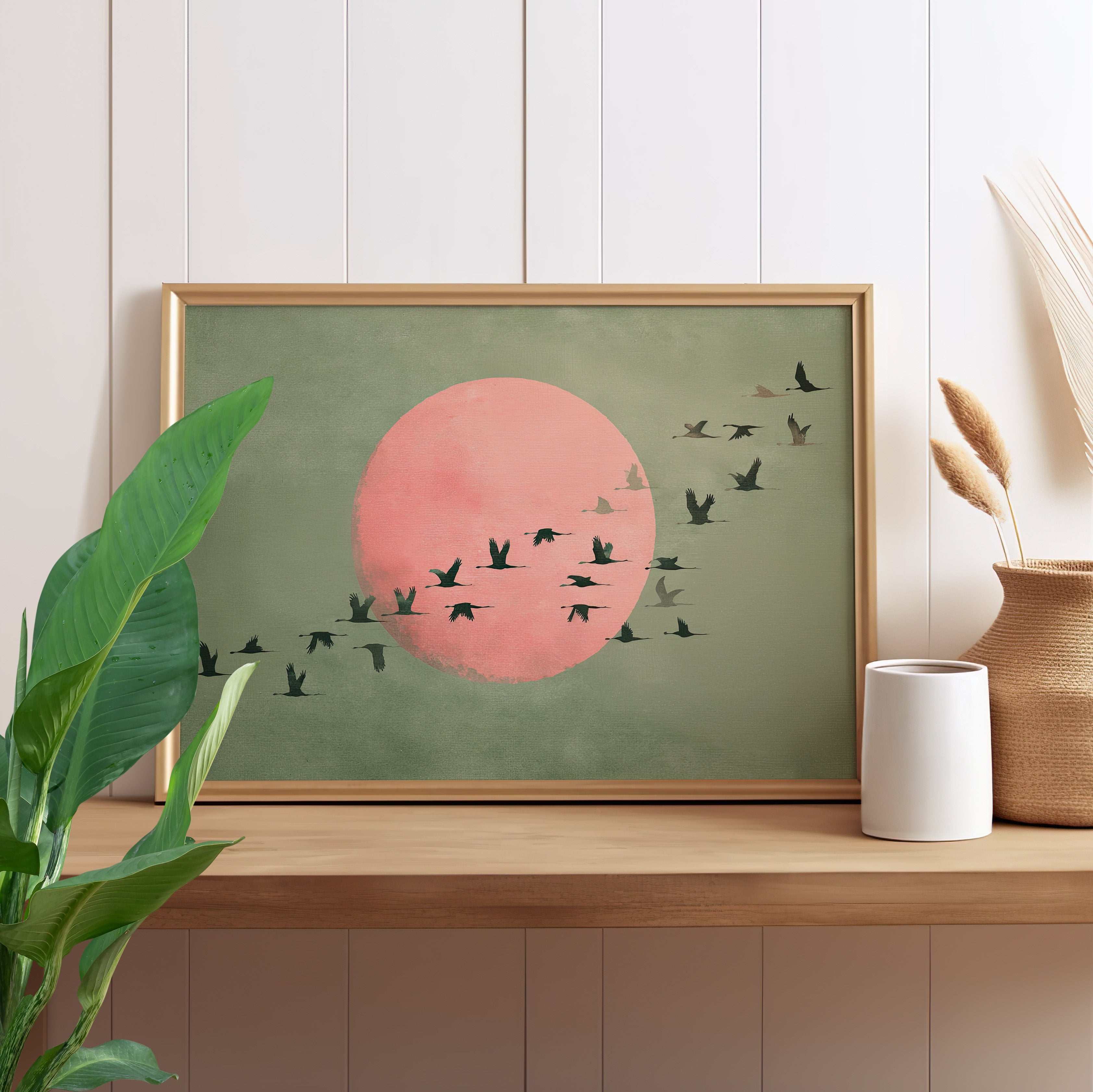 Blush Moon Bird Migration