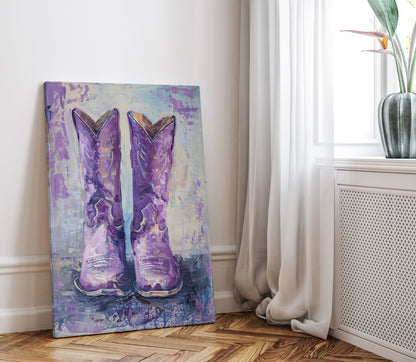 1.25" Matte Canvas - Violet Cowgirl Spirit