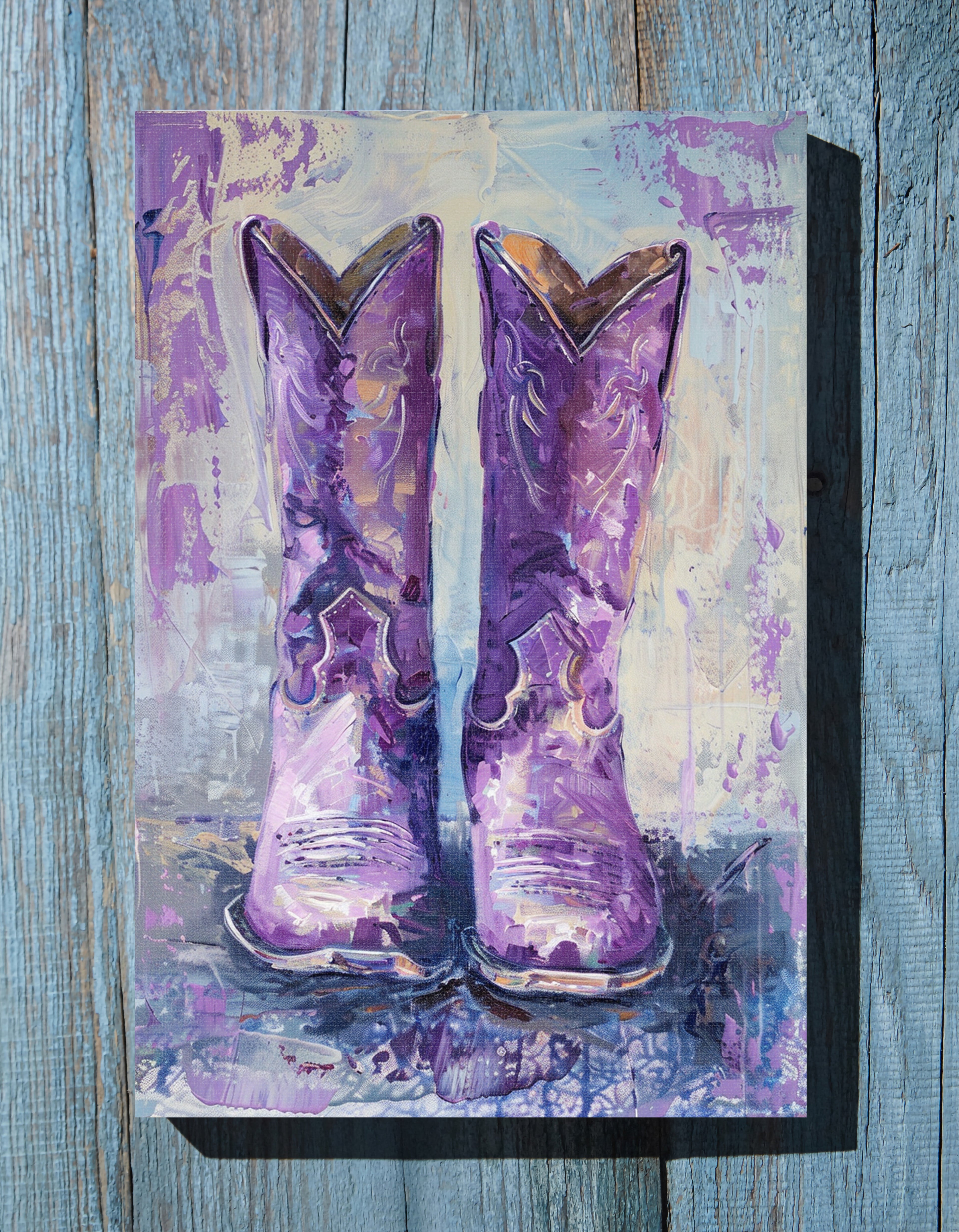 1.25" Matte Canvas - Violet Cowgirl Spirit