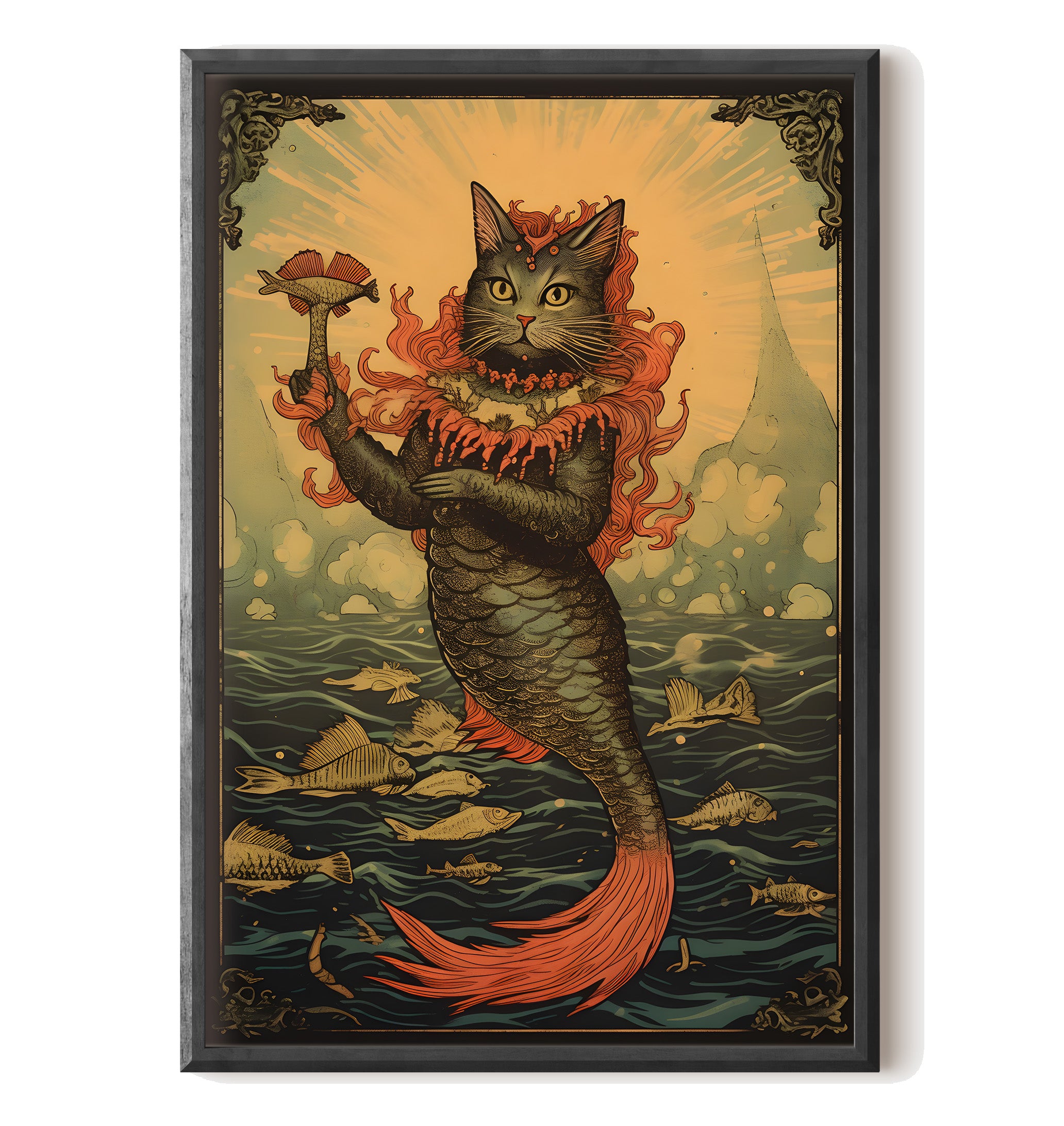 Fiery Feline of the Sea