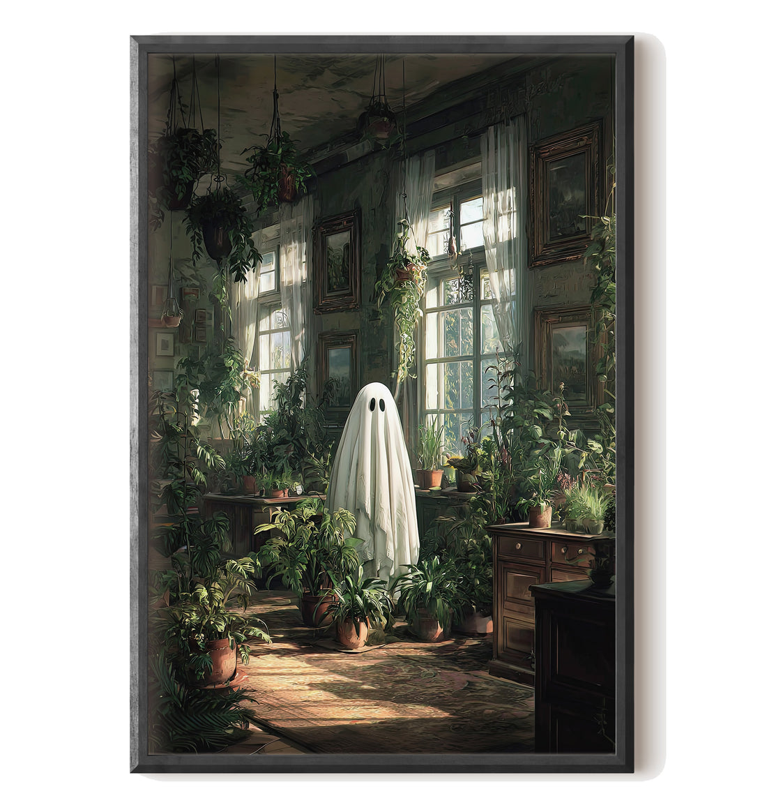 Ghost Among Houseplants