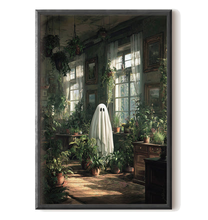 Ghost Among Houseplants