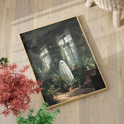 Ghost Among Houseplants