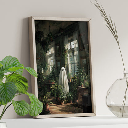 Ghost Among Houseplants