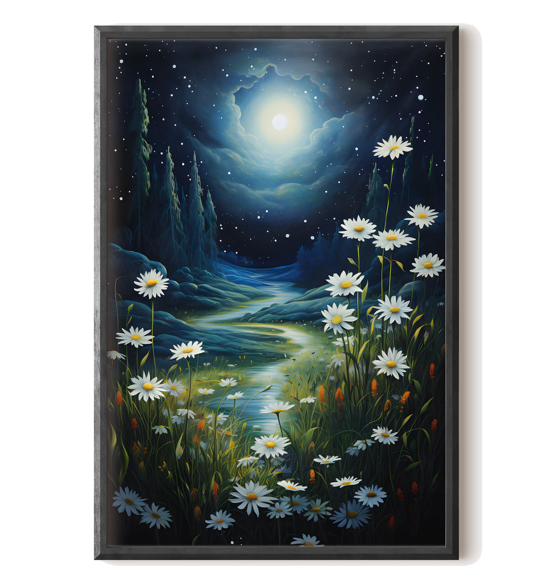 Moonlit Daisy Dream